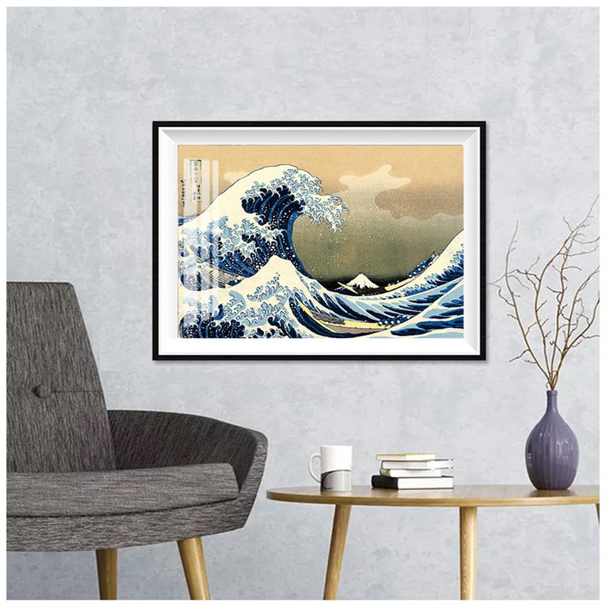 Wall Art Picture For Living Room Home Decor Hd Print Canvas Paintings Japanese Style Traditional S Wave Kanagawa Vintage
