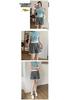 2026 New Style Striped Maternity Shorts with Lace Trim for Petite Women – Casual Wide-Leg Summer Pants Without Belly Support