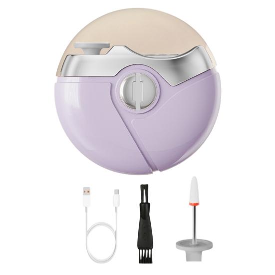 2-In-1 Multi-functional Electric Nail Adults Seniors Trimmer 2 Speed Automatic Nail Clipper Kids Baby Manicure Grinding