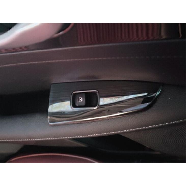 For Kia Forte K3 2019-2024 Black Titanium Window Lift Lock Switch Panel Trim 4PC