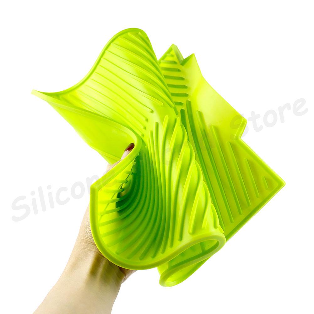 Silicone World Silicone Water Filter Mat Household Kitchen Countertop Drainage Mat Multifunctional Insulated Meal Mat Drying Pad