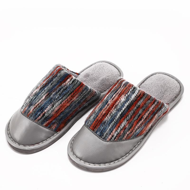 Модные зимние мужские тапочки — фото 12