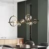 Nordic Modern Led Pendant Lights Indoor Decor Glass Hanging Lamp Fixture For Dinning Room Decoration Home Bedroom Suspension