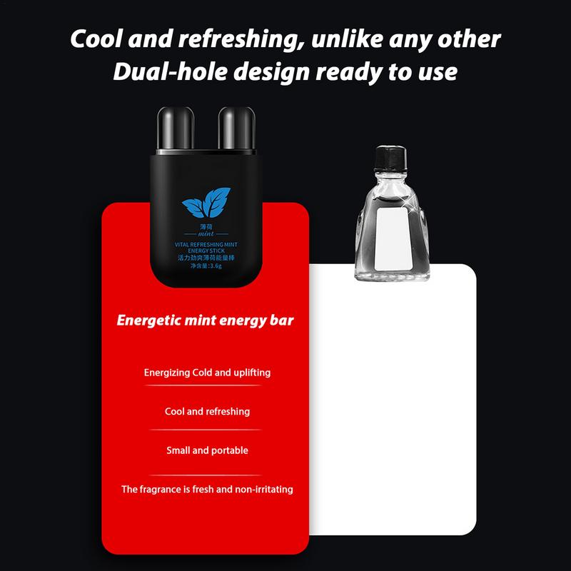Dobbelt nesepustehull Sikre planteekstrakter mot døsighet neseoppfriskende energibar For å oppfriske sinnet For kjøring
