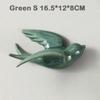 Ceramic Swallows Sparrow 3D Simple Ceramic Birds Murals Wall Hanging Decorations Crafts Home Ornaments Home Wall Sculptures RE