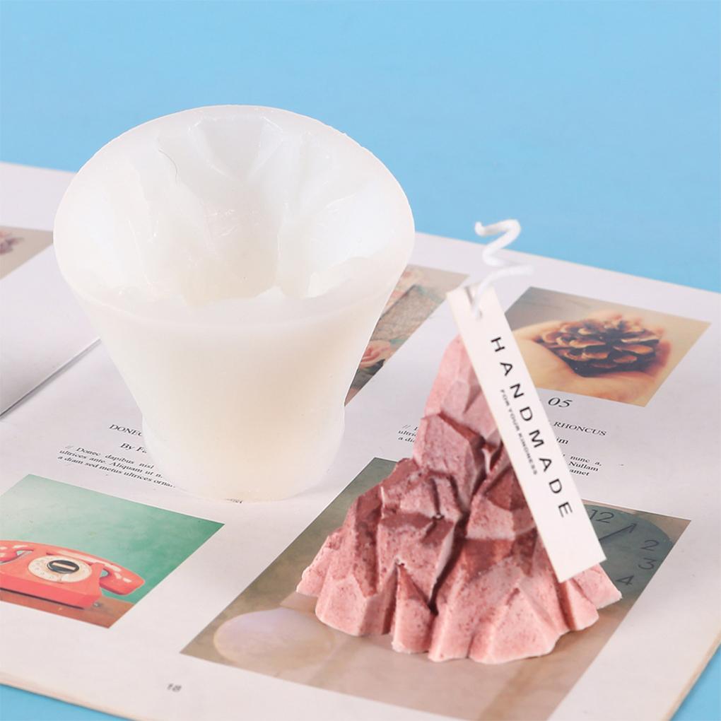 Mold Stereoscopic Iceberg Anomaly European Mould Ice Cream Gypsum Candle Pattern Self-Assembly Minimalist Modern Household