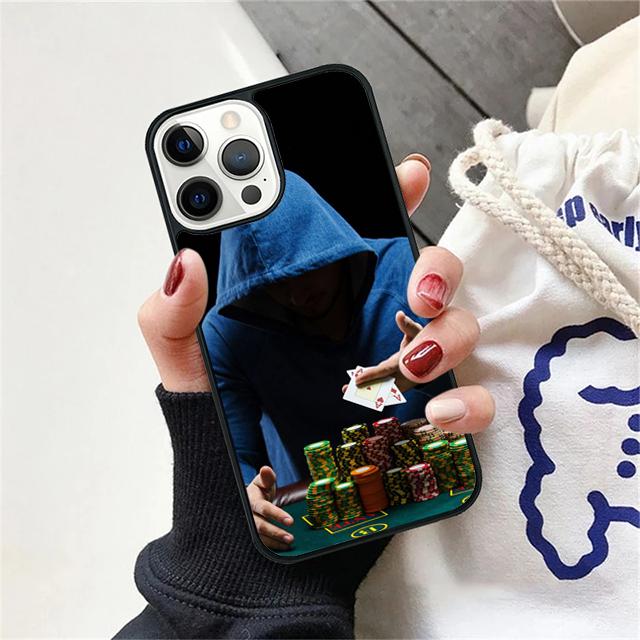 Poker Casino Art Pattern Coque Shell For iPhone 17 Air 15 16e 14 13 12 Pro Max 11 Pro Max Plus Phone Case Cover