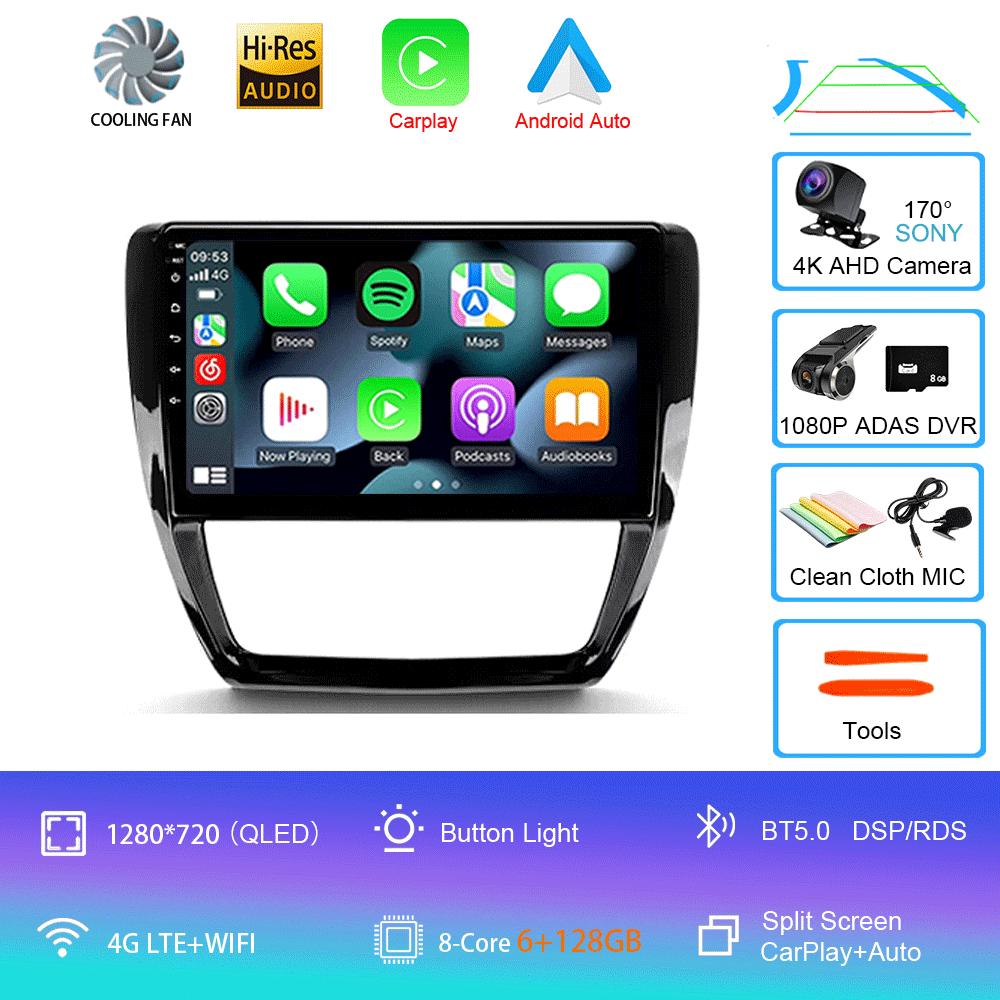 Android 14 Car Radio For Volkswagen Jetta 6 2011 - 2018 Multimedia Video Player Navigation Stereo GPS No 2din 2 Din Dvd