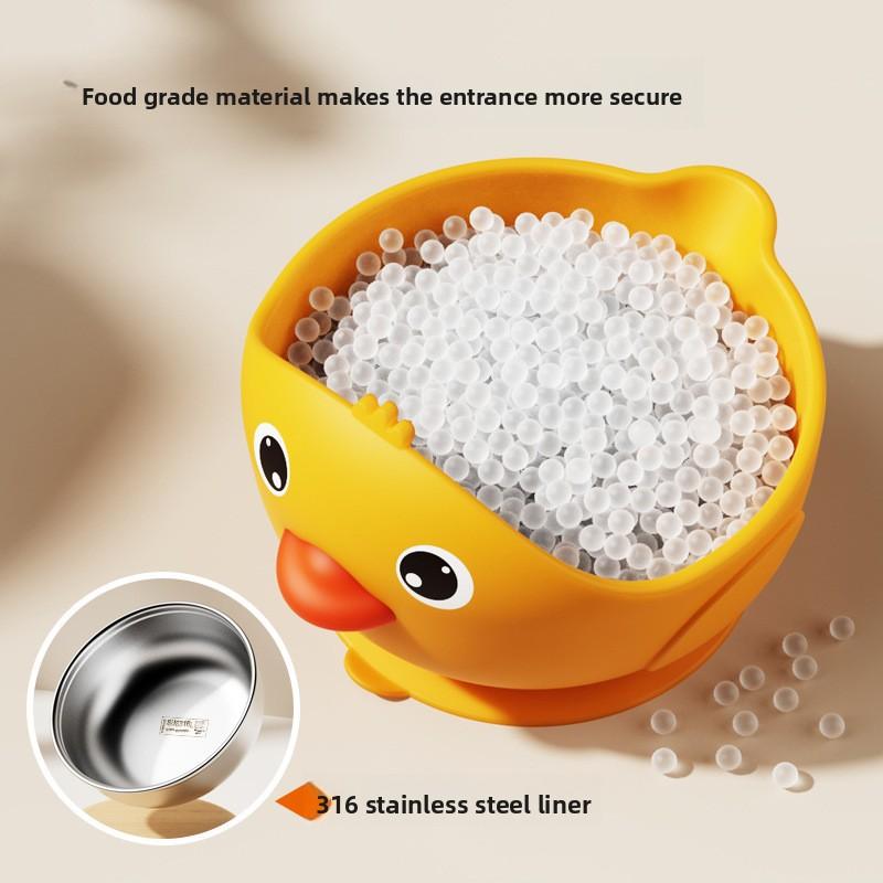 Baby-specific Suction Cup Anti-fall and Anti-scald Feeding Bowl