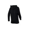 adidas Ribbon Zip-Up Mid-Length Loose Fit Sports Hoodie Jacket Women's Black