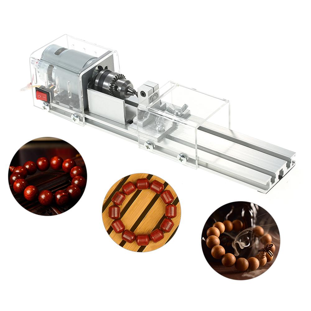 100W Bds NaMachine ature Lathe Woodworking Buddha Prl Lathe Grinding and Polishing Bds Wood Working Lathe Polishing Drill Tool
