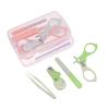 Bezpieczny dla dziecka zestaw do obcinania paznokci Trymer Obcinacz Czyste Pęsety Narzędzia Dziecko Niemowlę Zestaw do Obcinania Paznokci Narzędzia do Pielęgnacji Paznokci i Uszu Dziecka