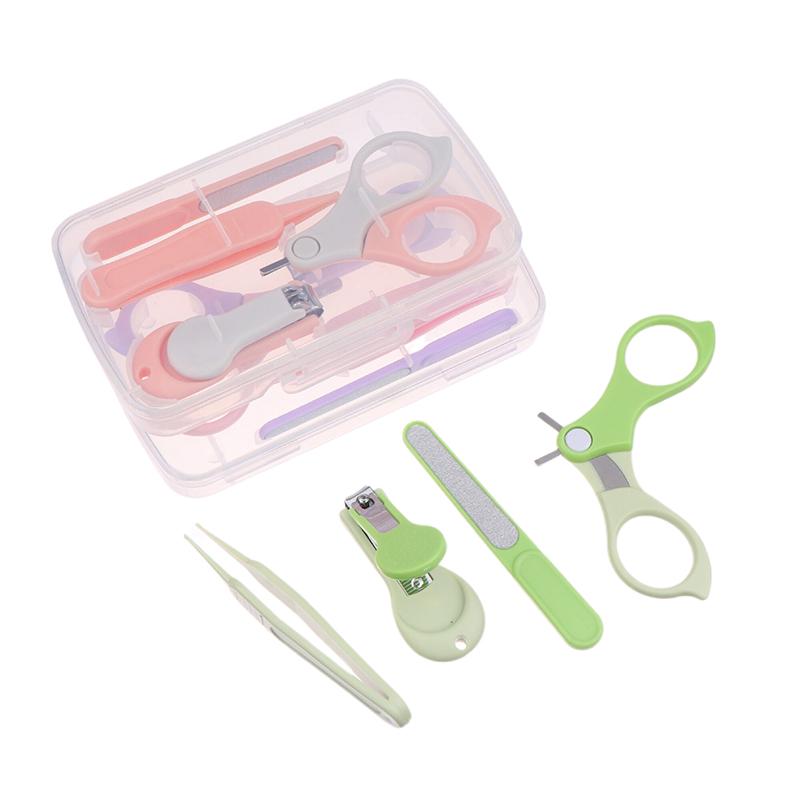 Bezpieczny dla dziecka zestaw do obcinania paznokci Trymer Obcinacz Czyste Pęsety Narzędzia Dziecko Niemowlę Zestaw do Obcinania Paznokci Narzędzia do Pielęgnacji Paznokci i Uszu Dziecka