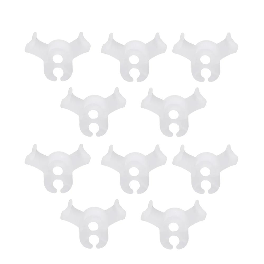 50/10 Pezzi Supporto per Piante in Plastica Telaio a Palo Serra Fioriera da Interno Staffa per Piante Clip per Addestramento Piegatura Piante Accessori da Giardino