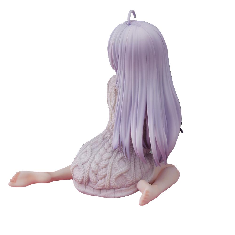 Anime Elaina Figure Sitting Pose Action Figure Kawaii Beautiful Elaina Model Desktop Ornaments Collection Child Toy Gifts 15cm