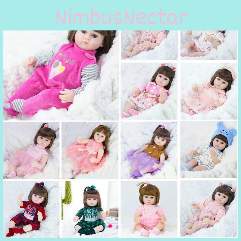 Adorable Reborn Baby Doll 42cm Lifelike Toddler Toy For Girls Ideal Gift