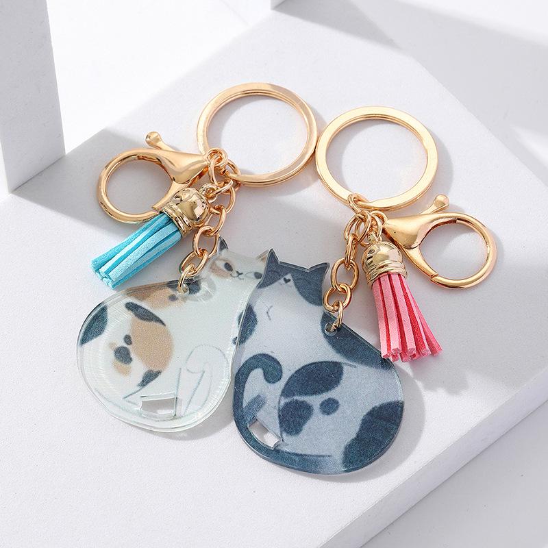 Wooden Otter Couple Keychain Pendant - Valentine's Gift for Partners and Friends