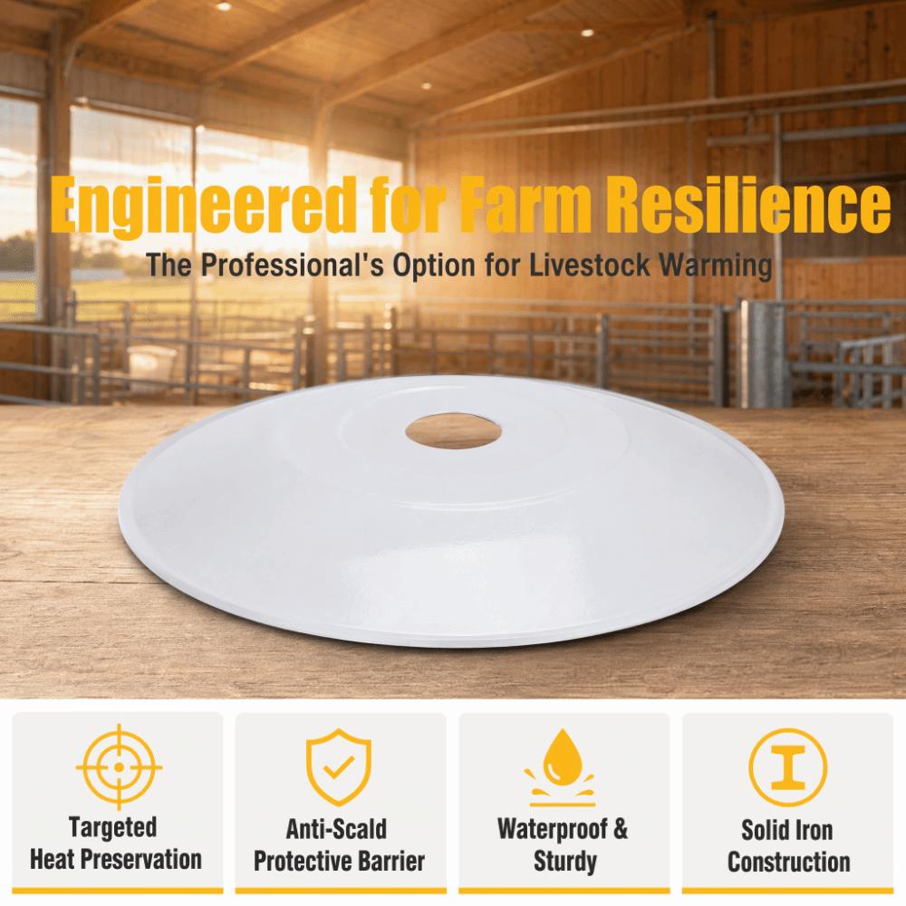 Metal Construction Heating Lamp Shade Waterproof Lighting Parts for E27 Lamp Socket Breeding Farm
