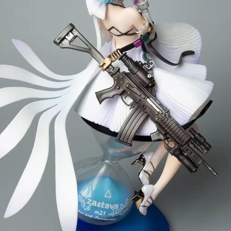 Girls Frontline Zas M21 White Queen Ver. in Box Anime Figur Schönes Mädchen Serie Szene Display Sammlerfigur Für Anime Fans