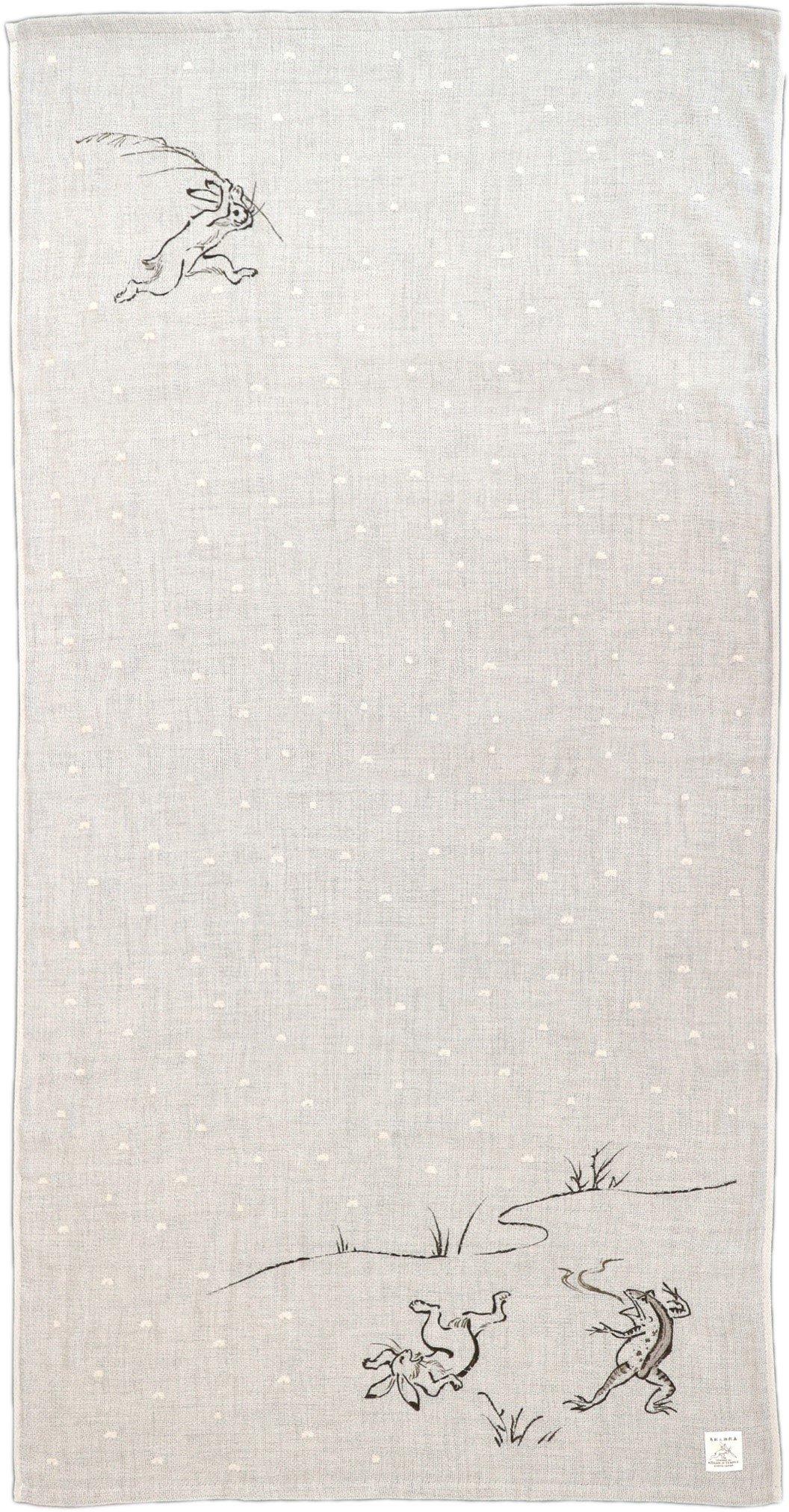 

Marushin Bath Косандзи Храм Чодзю Дзинбуцу Гига Животных и 60 x 120 Сделано в Имабари Сертифицировано Сделано с древесным углем бинчотан 0525001800 Полотенце,