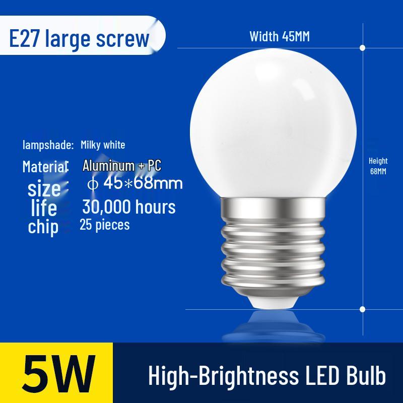 E27 LED Magic Bean Molecule G45 Energy-Saving Bulb for Nordic Living Room/Bedroom Chandelier