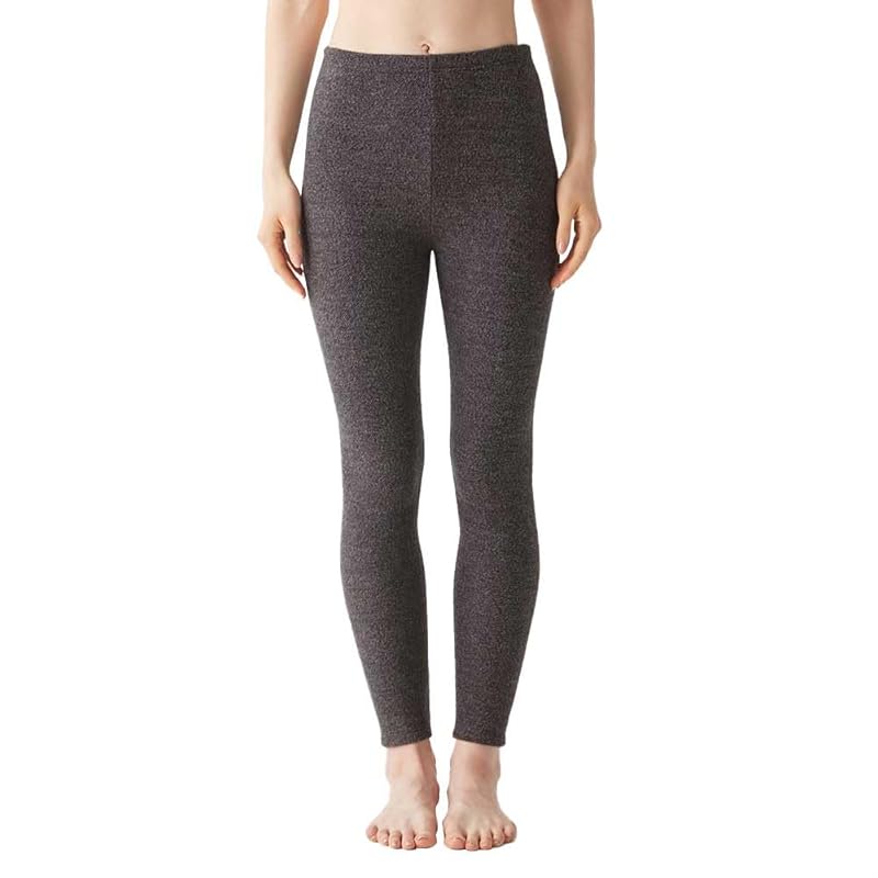 

[Gunze] leggings thick brushed moisture absorption heat generation Warm innerwear Cold measures HOTMAGIC hot magic MH9561 ladies black moku