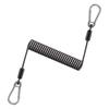 Anti-Lost Stretch Cord for Fishing Multipurpose Tools Fishing Safety Lanyard Retractable Coiled Tether with Carabiner