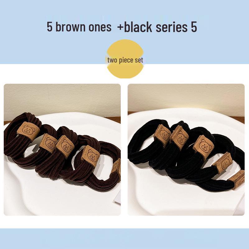 Koreanischer minimalistischer Haargummi - Stilvolles Gummiband für Mädchen & Kinder, Trendiges Haaraccessoire