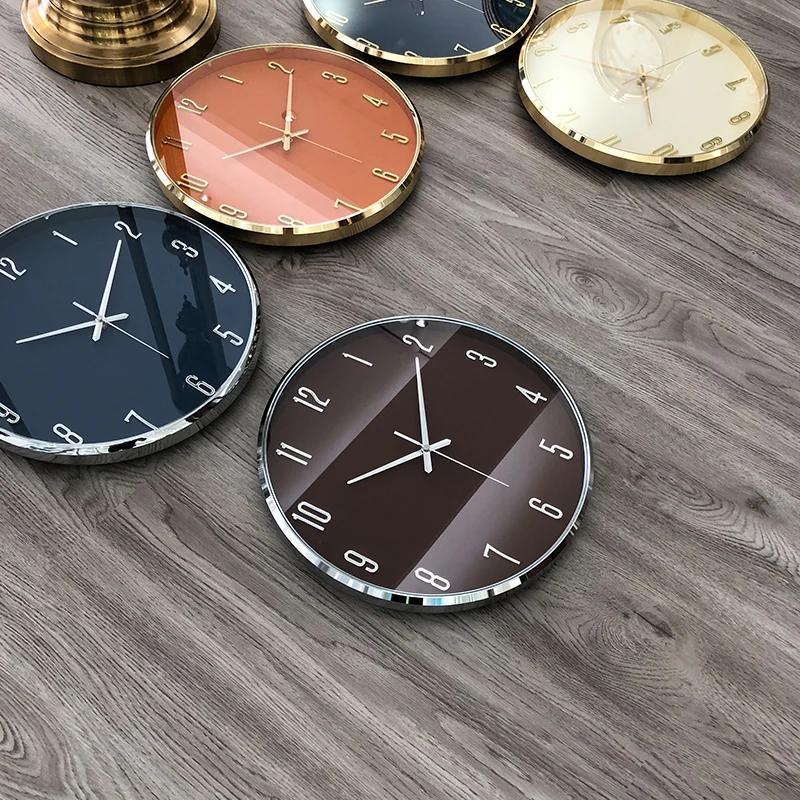 Modern Simple Interior Wall Clock Fashion Creative Interior Clock Light Luxury Silent Bedrooms Horloge Murale Home Decoration