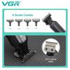 VGR Hair Trimmer Cordless Hair Cutting Machine Electric Hair Clipper Professional Haircut Barber DLC Blade Trimmer for Men LED Digital Display V-930