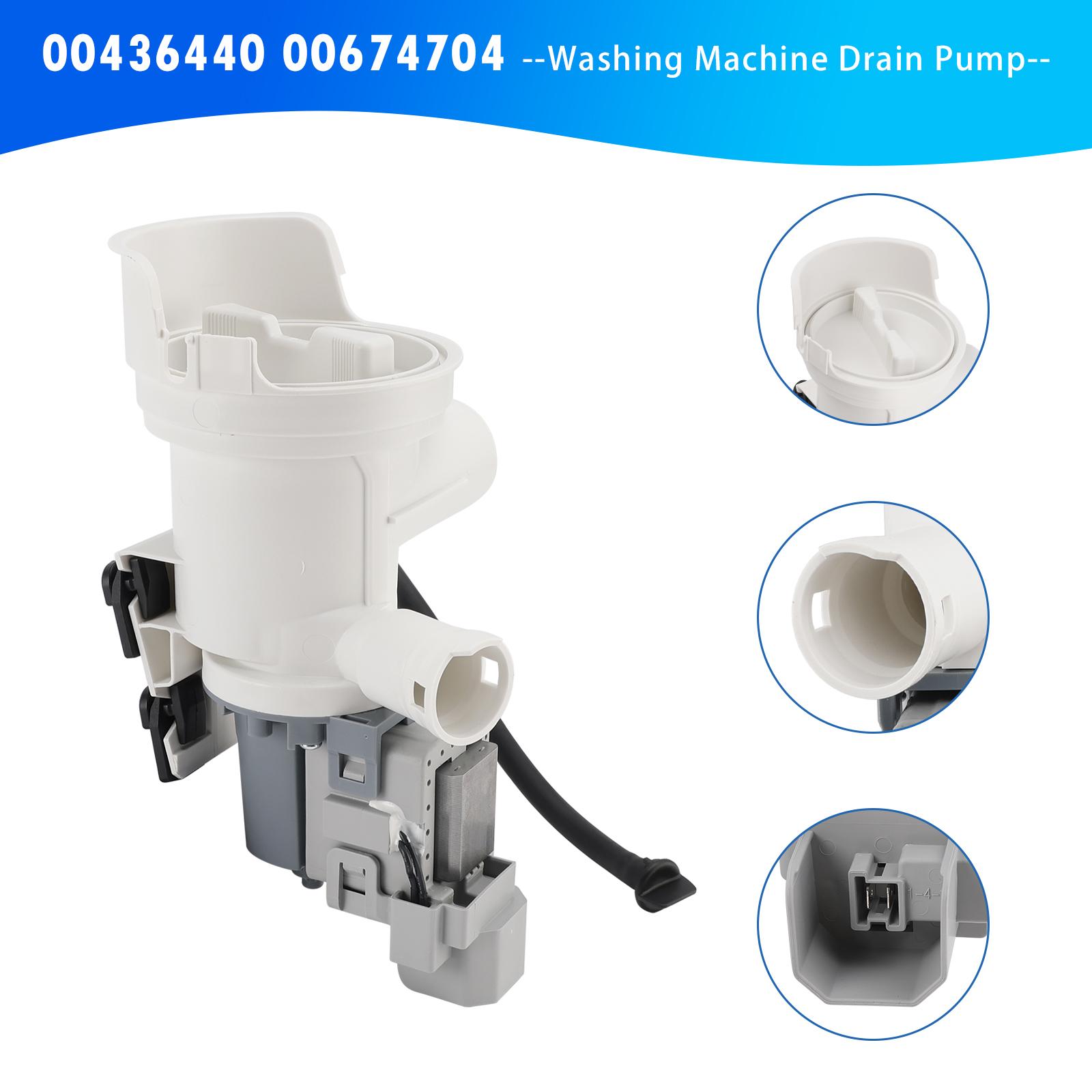 

436440 00436440 00674704 Washer Drain Pump For Bosch Washing Machine