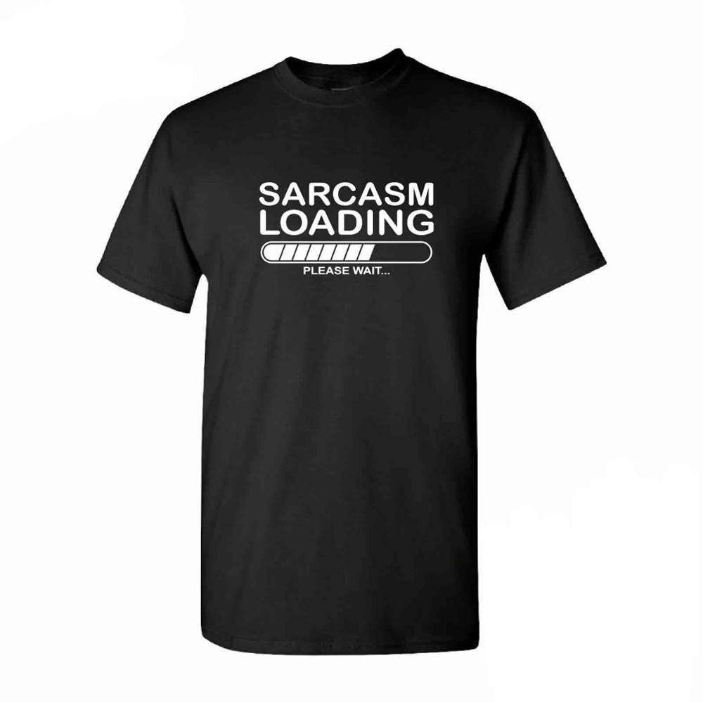 sarcasm loading t shirt