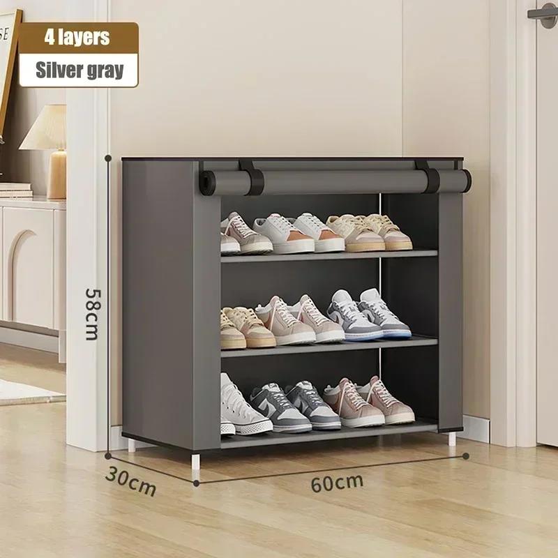Multi Layer Shoe Rack Saves Space Dustproof Shoe Cabinet Easy To Install Storage Rack Convenient To Use Economical Shoe Rack