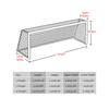 Soccer Goal Net, Soccer Replacement Net Standard Size 10 X 7ft   18 X 7ft   24 X 8ft for Feild