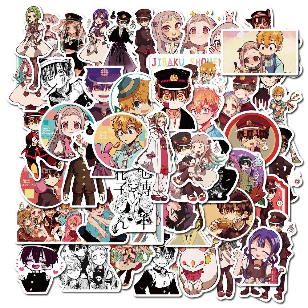 50pcs Toiletbound Hanakokun Stickers Diy Graffiti Skateboard Phone Bike Decals