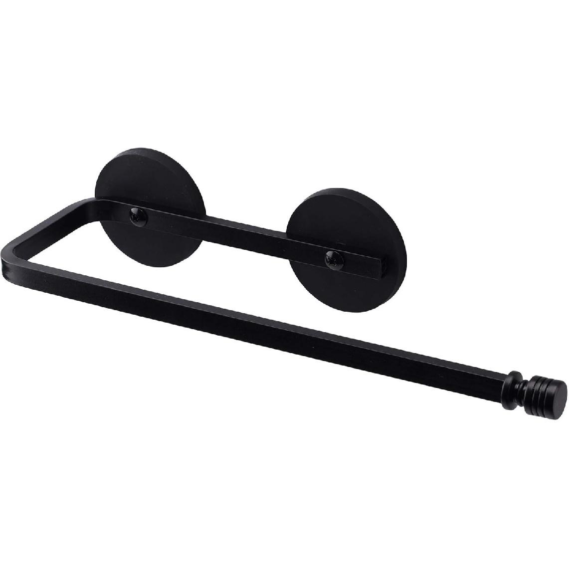 Magnetic Paper Towel Holder Paper Towel Rack Tower Bar for Refrigerator, Metal Cabinet Black