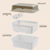 Modern Kitchen Dish Drying Rack with Lid