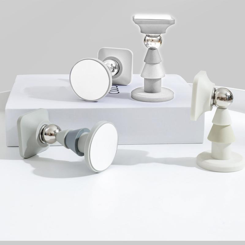 Batente de porta anticolisão sem perfuração, forte resistor magnético para sucção do solo