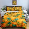 Pineapple tropical print. Bedding Duvet cover sets Duvet covers Pillowcases gifts (1 * Duvet Cover 2 * Pillowcases, without duvet insert)