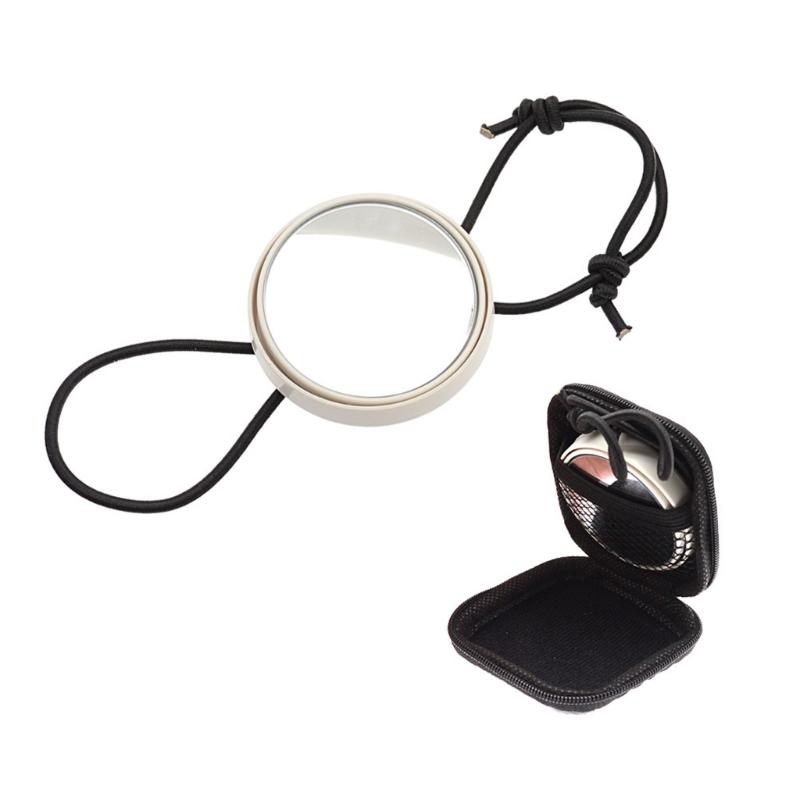 

Round Dive Observe Mirror Diving Equipment Adjustable Scubas Diving Rearview Mirror with Elastic Rope for Snorkeling белый