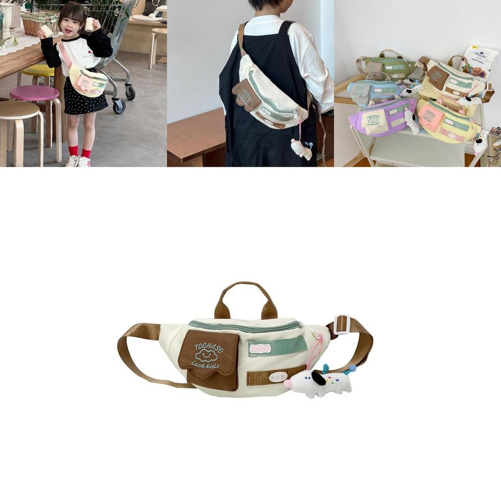 Adorable And Lightweight Nylon Crossbody Bag For Kids Stylish Shoulder Backpack