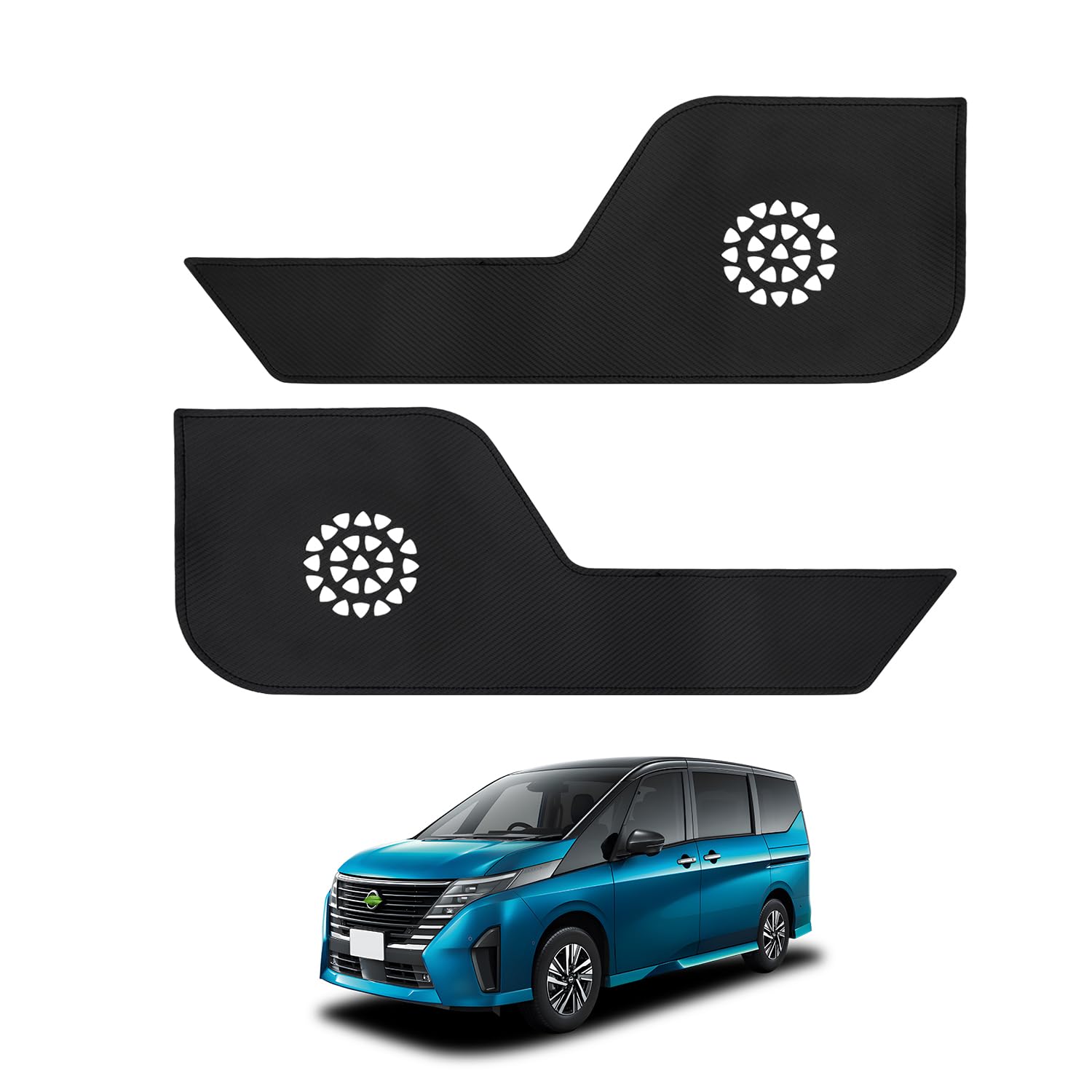 

Cartist Serena C28 Series Door Kick Door Trim Door Door Protection for SERENA and FNC28 2022 Present PVC Leather Door Trim Stain and Scratch Kick