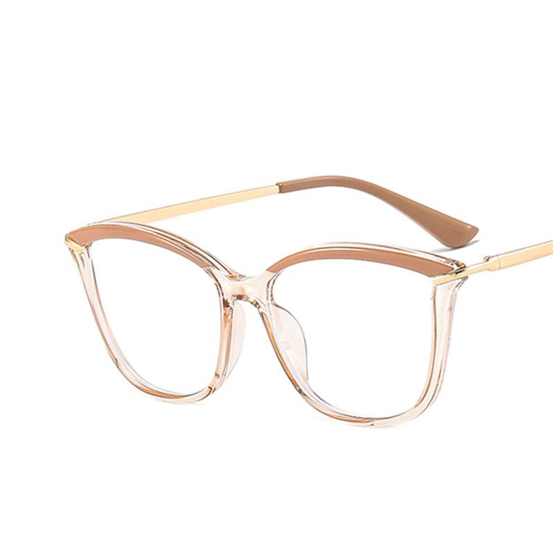 Fashion Myopia Glasses Frame Retro Brand Designer Cat Eye Optical Prescription Eyeglasses Women Computer Eyeglasses Girls
