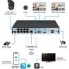 "4K POE Network Surveillance Camera Set with Binocular Gun Ball and CCTV Monitoring"