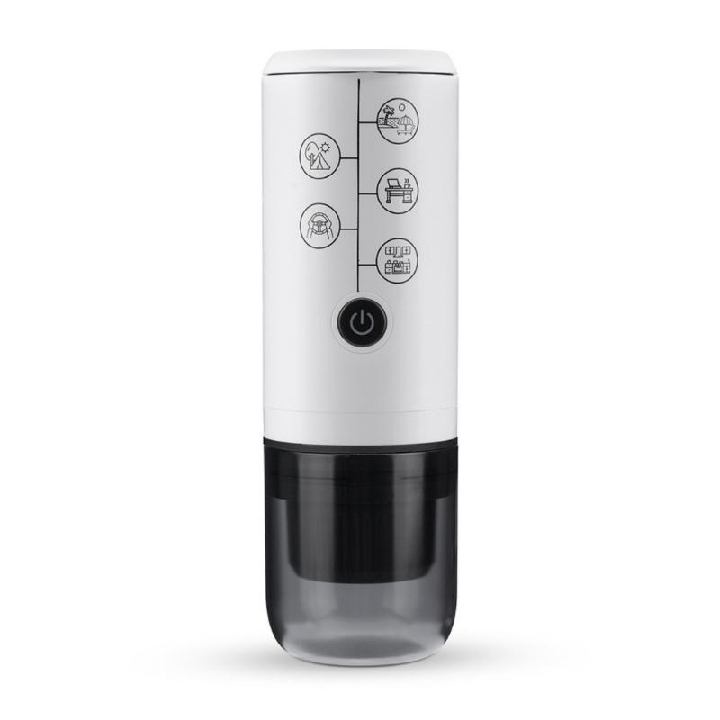 

Travel Friendly Espresso Machine Wireless and Rechargeable Coffee Pods Machine Plastic Texture Perfect for Quick Brewing белый