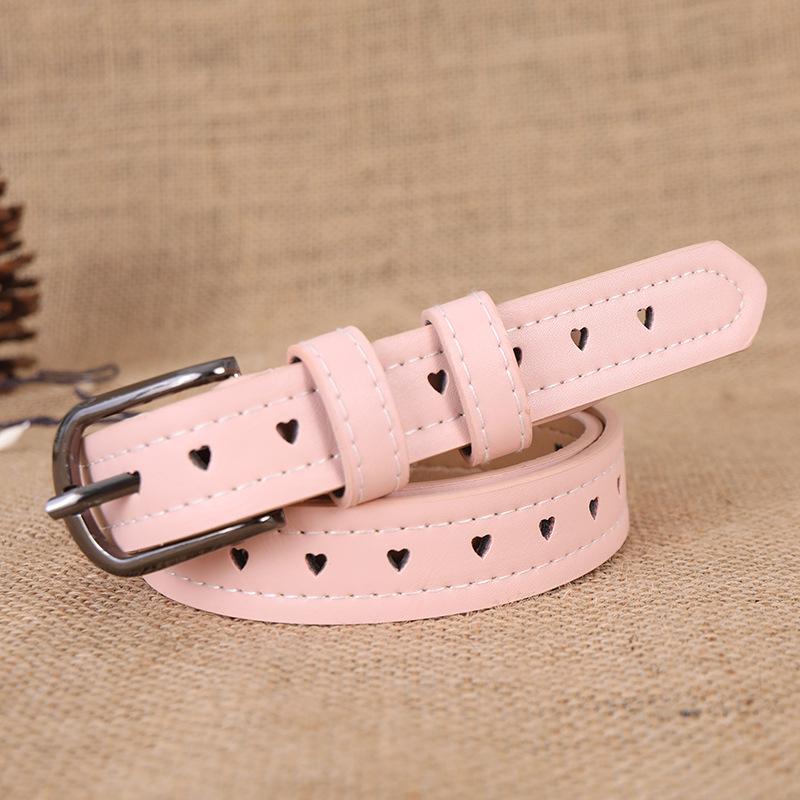 Belt Women Do Not Need To Punch Holes, The Whole Body Is Hollowed Out, Multi-Colored Simple Jeans Belt