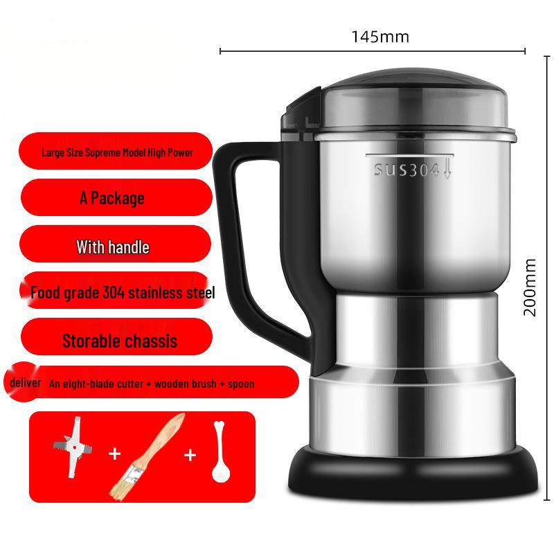 Compact Household Grain Grinder for Ultra-fine Powder