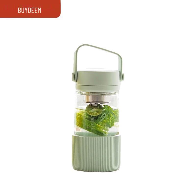 Buydeem Portable Tea Infuser Glass Mug