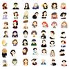 50 Cartoon Famous Paintings, Characters, Avatars, Graffiti Stickers, Guitar, Laptop, Suitcase, DIY Waterproof