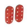 Fidget Slider Red Sandalwood Stress Relief Engraved Fingertip Fidget Slider Toy for Office
